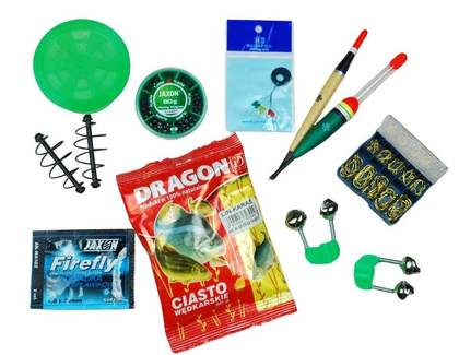 Zestaw Wędkarski Promo Spławik-Grunt, 2 Wędki Katana, 2 Kołowrotki