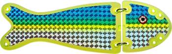 Flasher VK-SALMON 2 9.5" - 24 cm CHART/blue/green/yellow