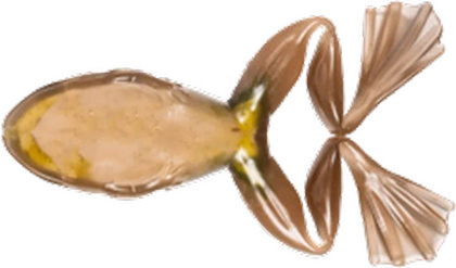 LIVE TARGET Freestyle Frog/Frog 2.0 Tan/Brown 6 cm - 1 pc.  Floating