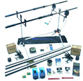 Zestaw Wędkarski - Jaxon Wędki 3,3m, Kołowrotki Magnet Carp 400, Rod Pod