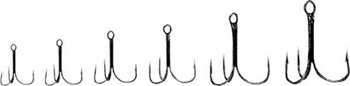 Owner Treble Hooks St-11ul - 8 - 8x - Black