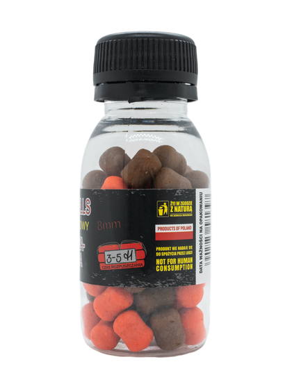 DUMBELLS SINKING AQUA STAR 8 mm - Orange/Chocolate