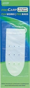 Jaxon Pva Bullet Bag With String And Holes - 65x190mm