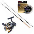 Solidny Zestaw Wędkarski Spinning - Wędka 2,40m Carbon, Kołowrotek ES3000