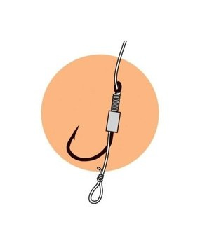 Jaxon Method Feeder Pe Line Hooks 10cm - 6 / 0,12mm / 8x