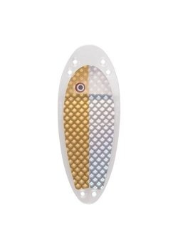 Flasher VK-SALMON 6" - 15 cm CLEAR/gold/silver