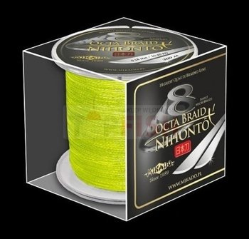 Mikado Braid Nihonto Octa Braid 0,08mm - 300m - Fluo