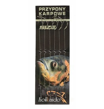 Przypony Karpiowe Plecionka Hak 2, 4, 6 -  po 2szt każdego rozmiaru