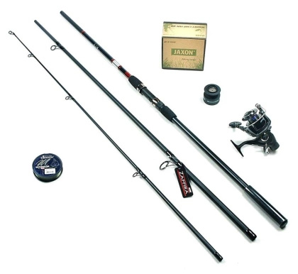 Karpfenangeln Set - Jaxon 1x Zaffira 3,3m, 1x Top Carp FRXL 400