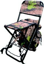 Konger Krzesło z Plecakiem i Uchwytem na Wędki - Kolor Zielony
