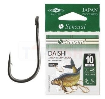 Haczyki Mikado Sensual - Daishi Nr 10 Czarne