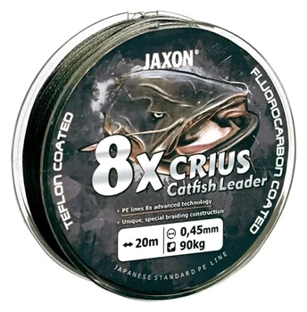 Braid Crius 8X Catfish Leader Black 0,65mm 20m