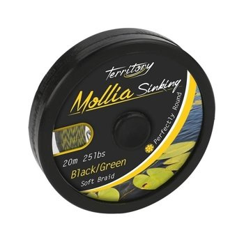 Mikado Plecionka Przyponowa Mollia Hooklink 55lb - 20m / Czarno-Zielona