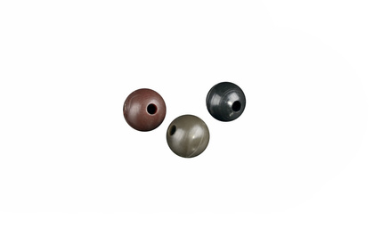 Mikado Miękki Koralik Silikon 6mm / Szar.-Ziel. - 25x