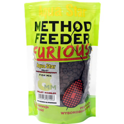 Pellet haczykowy z dziurką 8 mm WAGGLER - Fish Mix 500g