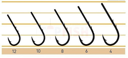 Haczyki Owner 56537 Worm BH-Round 12 - NSB - 10szt
