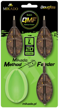 Mikado Set Method Feeder Douglas QMF L - 20+30+40g + Mould