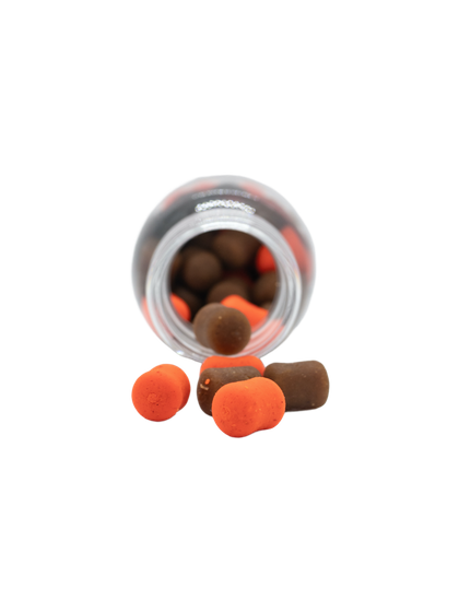 DUMBELLS SINKING AQUA STAR 8 mm - Orange/Chocolate
