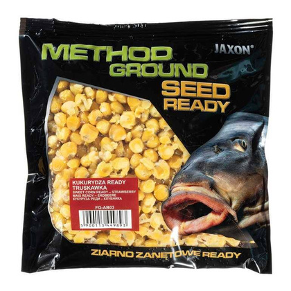 Jaxon Kukurydza Method Ground Ready Truskawka - 500g