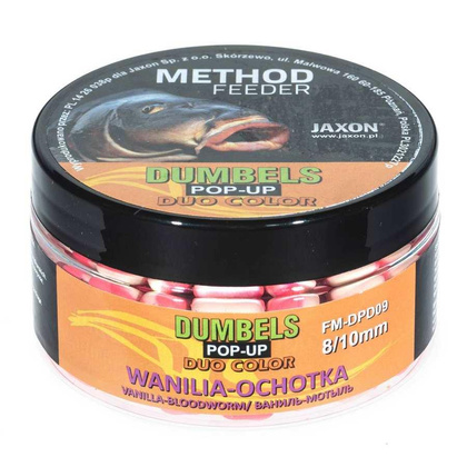 Jaxon Dumbels Duo Color Pop-Up Method Feeder Wanilia/Ochotka - 30g - 8/10mm