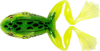 LIVE TARGET Freestyle Frosch/Frosch 2.0 Chartreuse/Grün 6 cm - 1 Stk.  Schwimmend