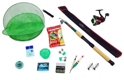 Zestaw Wędkarski Promo Spławik-Grunt, Wędka Katana, Kołowrotek
