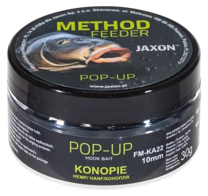 Pop-Up Method Feeder Boilies Hemp 30g 10mm