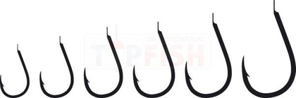 Jaxon Sumato Hooks Chinu - 10 / Gun Black / 10x