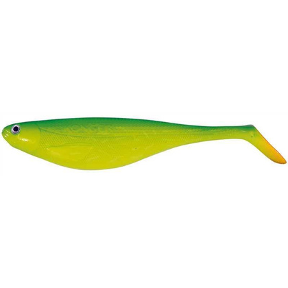 Konger Gumy Flat Shad 6cm Kol. 07 Green Lemon - 4szt