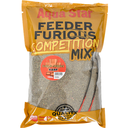 Zanęta Aqua Star Feeder Furious GOLD SERIES Karp 1kg