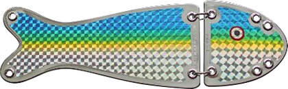 Flasher VK-SALMON 2  9.5" - 24 cm CHROME/blue/green/yellow