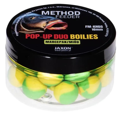 Pop-Up Duo-Boilies Method Feeder Marzipan/Honig 40g 16mm