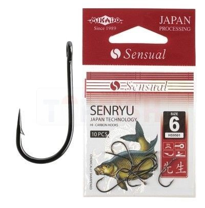 Haczyki Mikado Sensual Senryu Nr 6 Czarne 