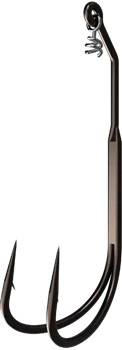 Hook MUSTAD AlphaPOINT Frog Double 2X 78124AP-BN Black Nickel 4/0 1 pc.