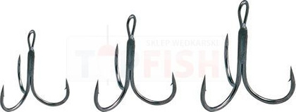 Owner Treble Hooks STN36BC - 6 - 8x - Black