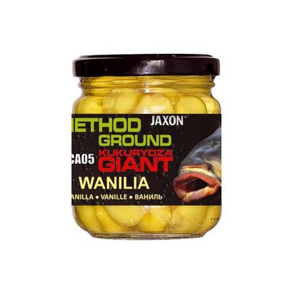 Jaxon Kukurydza Wędkarska Giant Wanilia - 125g