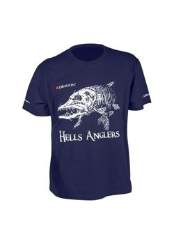 Dragon T-Shirt Hells Anglers Hecht - S