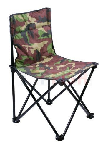 Mikado Krzesło Wędkarskie 45x45x75 cm / Camouflage