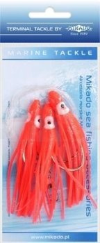 Mikado Zestaw Morski 8cm - Hak 3x6/0 - Red