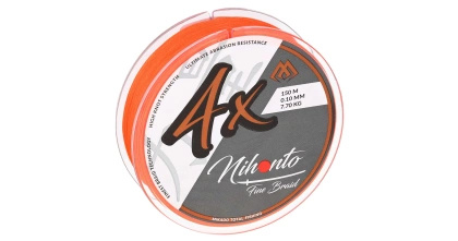 Mikado Plecionka Nihonto Fine Braid 0,30 mm/29.6kg/150m - Fluo Orange