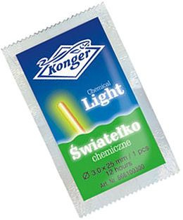 Konger Świetlik, Nasadka Świecąca 3mm - 2szt.