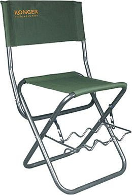 Konger Krzesło z Uchwytem na Wędki Nr.6 Kolor Moro