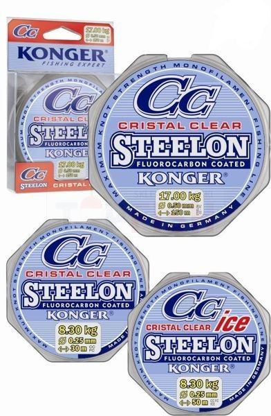Konger Żyłka Steelon CC F.C. 0.12mm - 30m - 2,65kg
