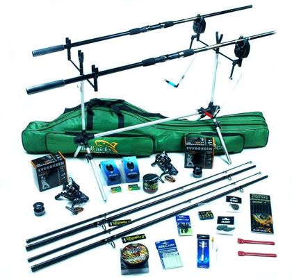 Zestaw Karp - Jaxon Tenesa 3,6m, Kołowrotki Wolny Bieg , Rod Pod, Torba