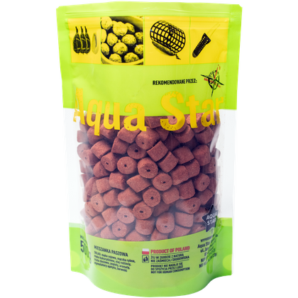 Pellet haczykowy z dziurką 12 mm WAGGLER - Truskawka 500g