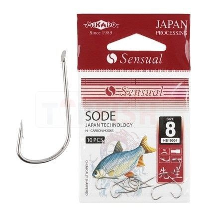 Haczyki Mikado Sensual Sode Nr 10 - Złote