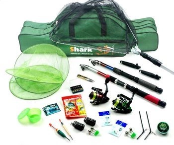 Bogaty Zestaw Wędkarski Wędki 2,4m i 2,7m, 2x Kołowrotek M200, Torba