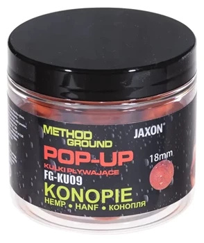 Kulki Pop-Up Jaxon Method Ground Konopie  50g / 18mm