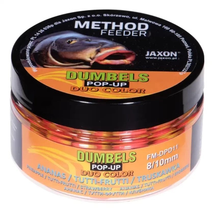 Dumbels Duo Color Pop-Up Method Feeder Ananas/Tutti-Frutti/Erdbeere 30g 8/10mm