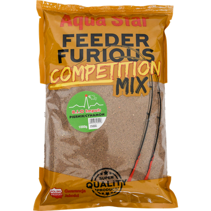 Zanęta Aqua Star Feeder Furious B.I.O. Gruby Piernik/Cynamon 1kg